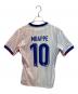 NIKE (ナイキ) ゲームシャツ フランス MBAPPE #10 2024 3/26 チリ戦 半袖シャツ ホワイト サイズ:L：12000円