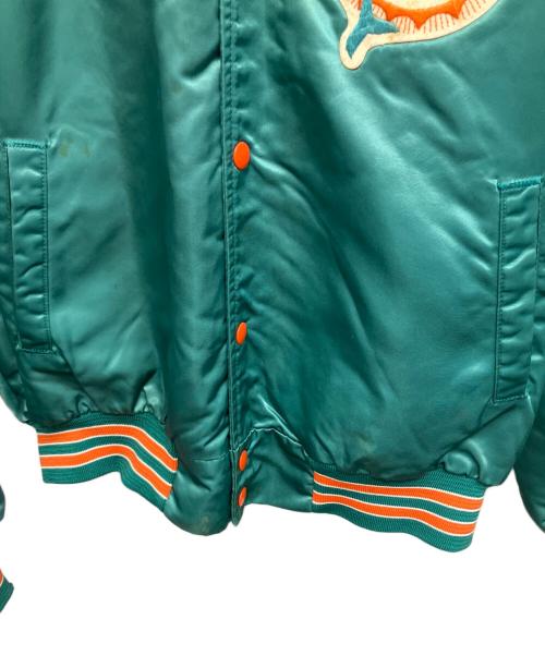 Chalk Line（チョークライン）Chalk Line (チョークライン) USA製 スタジャン エメラルドグリーン サイズ:Lの古着・服飾アイテム