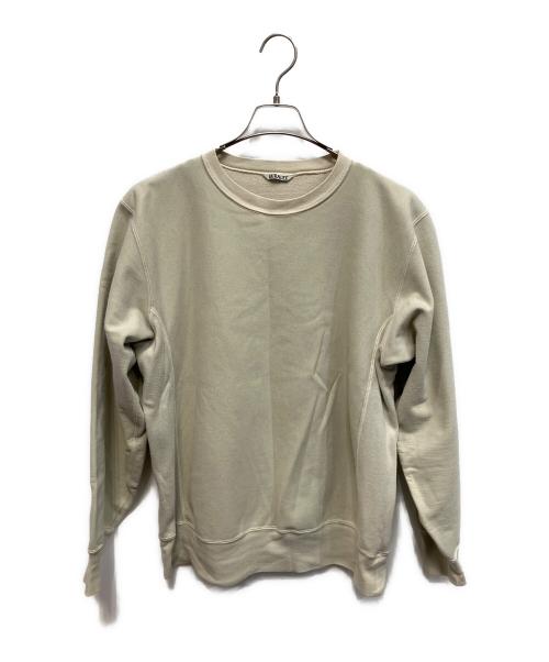 AURALEE（オーラリー）AURALEE (オーラリー) クルーネック スウェット ベージュ サイズ:3の古着・服飾アイテム
