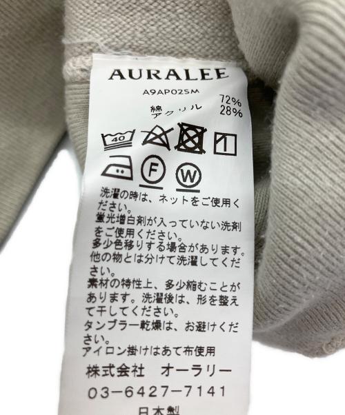 AURALEE（オーラリー）AURALEE (オーラリー) クルーネック スウェット ベージュ サイズ:3の古着・服飾アイテム
