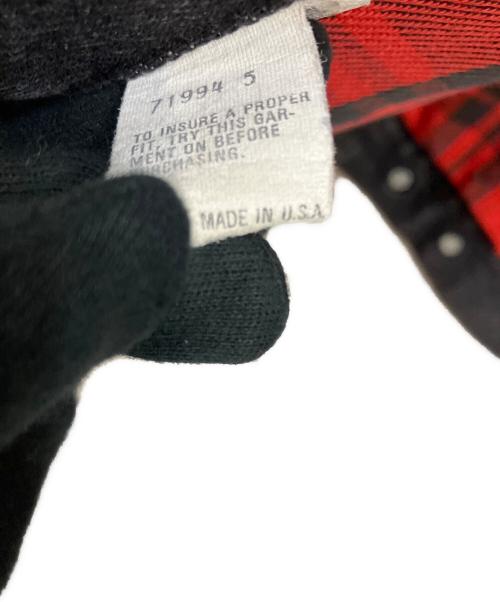 LEVI'S（リーバイス）LEVI'S (リーバイス) ネルライナー ボタン裏527 ブラックデニムジャケット ブラック サイズ:Lの古着・服飾アイテム