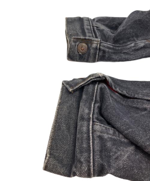LEVI'S（リーバイス）LEVI'S (リーバイス) ネルライナー ボタン裏527 ブラックデニムジャケット ブラック サイズ:Lの古着・服飾アイテム