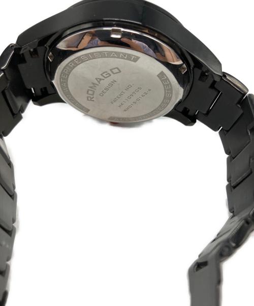 ROMAGO（ロマゴ）ROMAGO (ロマゴ) クォーツ SSブレスレットHK1109705 腕時計の古着・服飾アイテム