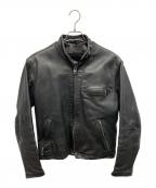 Schottショット）の古着「レザージャケット」｜ブラック