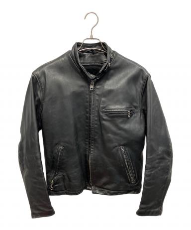 中古・古着通販】Schott (ショット) レザージャケット ブラック サイズ