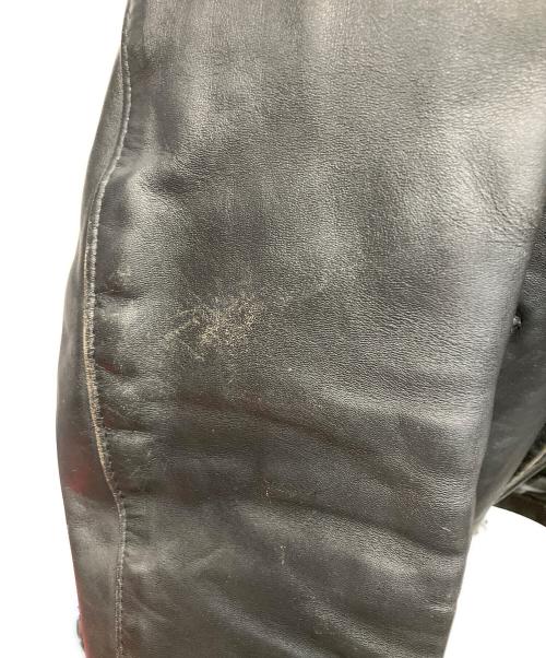 Schott（ショット）Schott (ショット) レザージャケット ブラック サイズ:38の古着・服飾アイテム