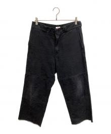 Dickies×HELLRAZOR（ディッキーズ×ヘルレイザー）の古着「総柄 パンツ」｜ブラック