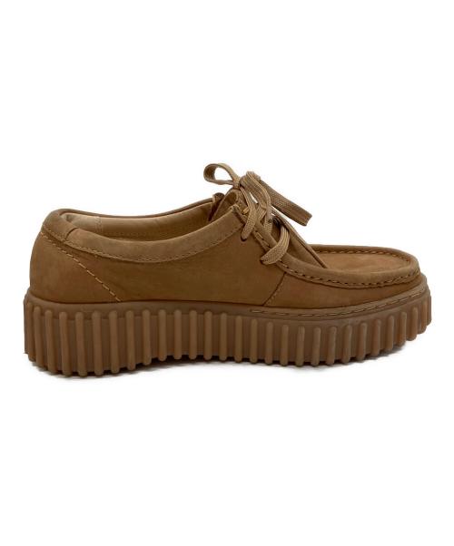 CLARKS（クラークス）CLARKS (クラークス) モカシンシューズ ブラウン サイズ:23.5cmの古着・服飾アイテム