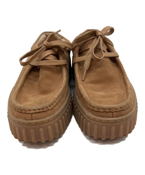 CLARKS（クラークス）CLARKS (クラークス) モカシンシューズ ブラウン サイズ:23.5cmの古着・服飾アイテム