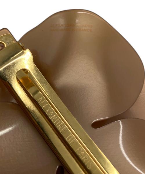 ALEXANDRE de Paris（アレクサンドルドゥパリ）ALEXANDRE de Paris (アレクサンドルドゥパリ) バレッタ ブラウンの古着・服飾アイテム