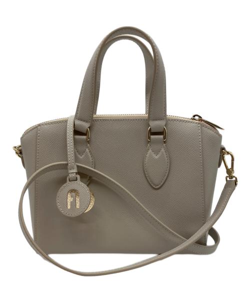 FURLA（フルラ）FURLA (フルラ) ミネルヴァ ミニサッチェル 2WAYバッグ グレーの古着・服飾アイテム