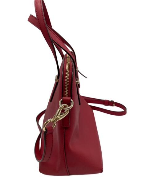Kate Spade（ケイトスペード）Kate Spade (ケイトスペード) 2WAYハンドバッグ レッドの古着・服飾アイテム
