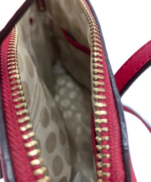 Kate Spade（ケイトスペード）Kate Spade (ケイトスペード) 2WAYハンドバッグ レッドの古着・服飾アイテム