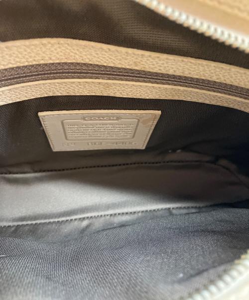 COACH（コーチ）COACH (コーチ) OLD COACH ショルダーバッグ ベージュの古着・服飾アイテム