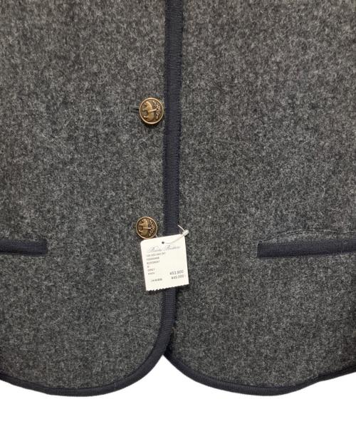 BROOKS BROTHERS（ブルックスブラザーズ）BROOKS BROTHERS (ブルックスブラザーズ) ノーカラージャケット グレー サイズ:Sの古着・服飾アイテム