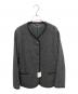 BROOKS BROTHERS（ブルックスブラザーズ）の古着「ノーカラージャケット」｜グレー