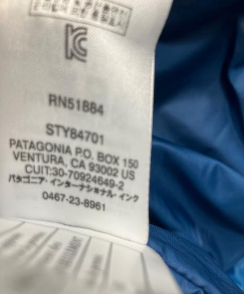 Patagonia（パタゴニア）Patagonia (パタゴニア) ダウンセーターフーディ ダウンジャケット ブルー サイズ:Sの古着・服飾アイテム