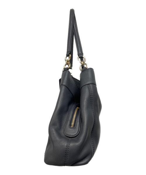 COACH（コーチ）COACH (コーチ) ハンドバッグ ネイビーの古着・服飾アイテム