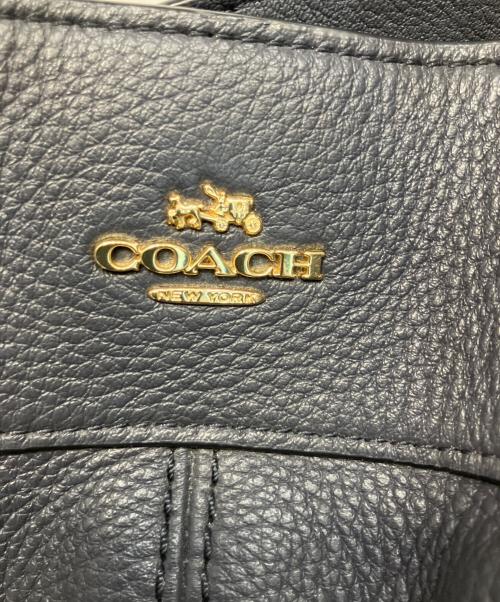 COACH（コーチ）COACH (コーチ) ハンドバッグ ネイビーの古着・服飾アイテム