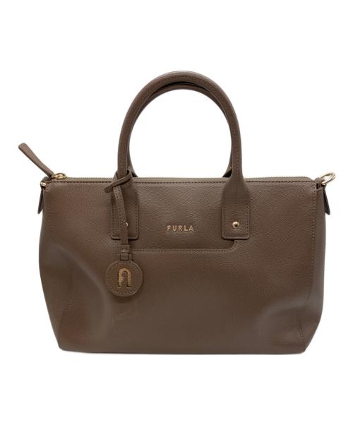FURLA（フルラ）FURLA (フルラ) ハンドバッグ ブラウンの古着・服飾アイテム