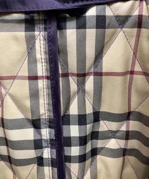 BURBERRY LONDON（バーバリーロンドン）BURBERRY LONDON (バーバリーロンドン) キルティングジャケット パープル サイズ:SIZE 11の古着・服飾アイテム