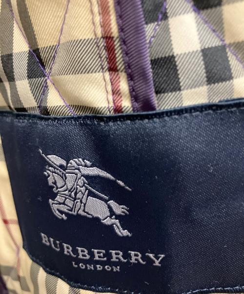 BURBERRY LONDON（バーバリーロンドン）BURBERRY LONDON (バーバリーロンドン) キルティングジャケット パープル サイズ:SIZE 11の古着・服飾アイテム