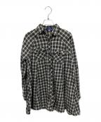 BURBERRY BLUE LABELバーバリー ブルー レーベル）の古着「長袖シャツ」｜ブラック