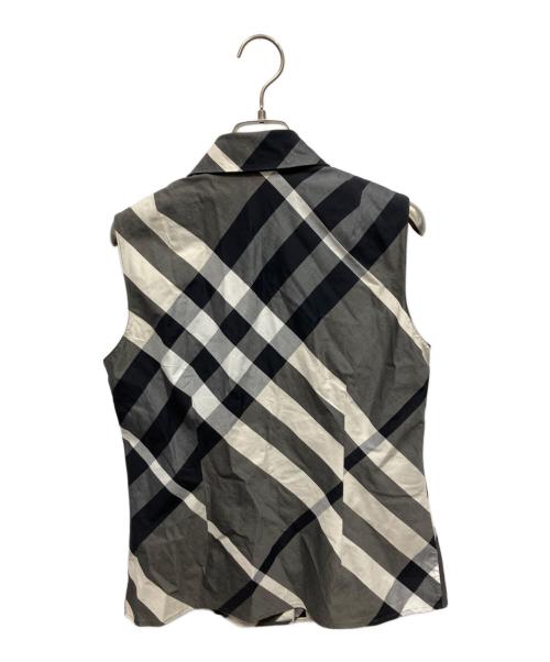 BURBERRY LONDON（バーバリーロンドン）BURBERRY LONDON (バーバリーロンドン) ノースリーブシャツ グレー サイズ:40の古着・服飾アイテム
