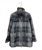 BURBERRY LONDONバーバリーロンドン）の古着「チェック ナイロンジャケット」｜グレー