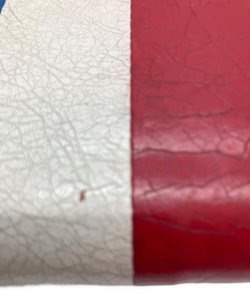 BALENCIAGA（バレンシアガ）BALENCIAGA (バレンシアガ) バザール ラウンドファスナー 長財布 トリコロールカラーの古着・服飾アイテム