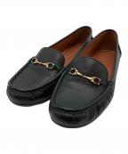 COACHコーチ）の古着「メイビスローファー」｜ブラック