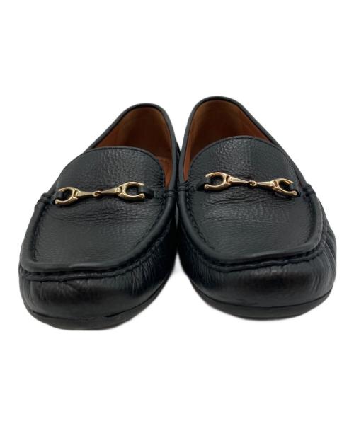 COACH（コーチ）COACH (コーチ) メイビスローファー ブラック サイズ:7の古着・服飾アイテム