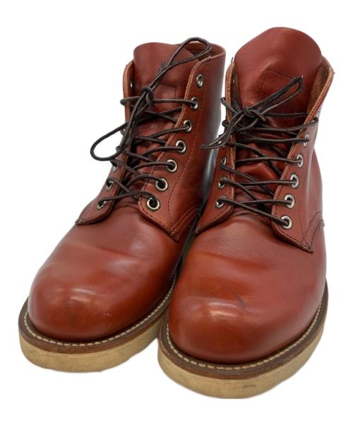 RED WING（レッドウィング）RED WING (レッドウィング) クラシックラウンド ブーツ ブラウン サイズ:US7 1/2の古着・服飾アイテム
