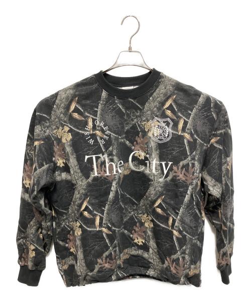 WISH FOREVER（ウィッシュフォーエバー）WISH FOREVER (ウィッシュフォーエバー) リアルツリー スウェット ブラック サイズ:Lの古着・服飾アイテム