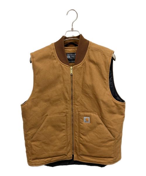 CarHartt（カーハート）CarHartt (カーハート) ダックベスト ブラウン サイズ:Lの古着・服飾アイテム