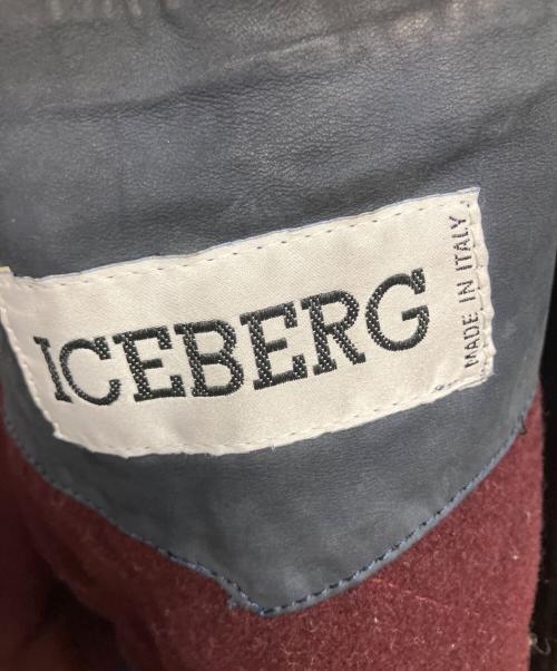 ICEBERG（アイスバーグ）ICEBERG (アイスバーグ) DYSNEY レザー ジャケット ブラック サイズ:48の古着・服飾アイテム