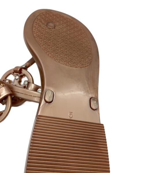 TORY BURCH（トリーバーチ）TORY BURCH (トリーバーチ) MINI MILLER JELLY ビーチサンダル ピンク サイズ:5の古着・服飾アイテム