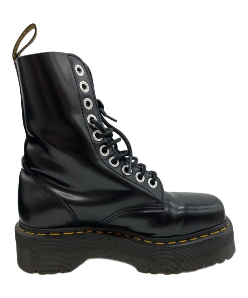 Dr.Martens（ドクターマーチン）Dr.Martens (ドクターマーチン) QUAD SQUARED クワッド スクエア 10ホールブーツ ブラック サイズ:UK4の古着・服飾アイテム
