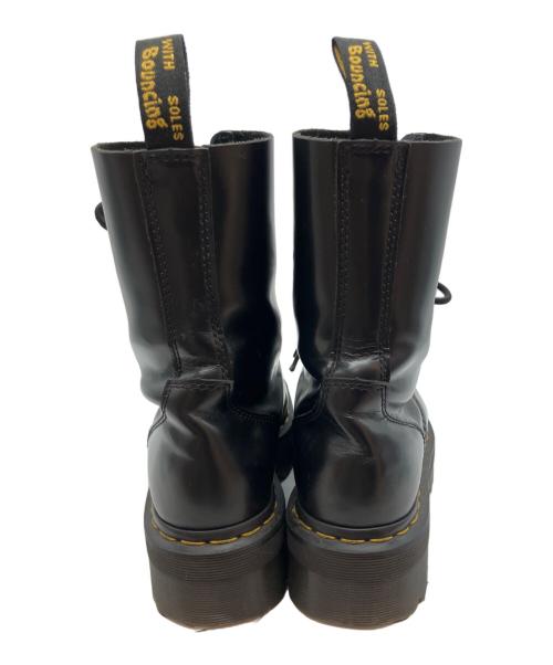 Dr.Martens（ドクターマーチン）Dr.Martens (ドクターマーチン) QUAD SQUARED クワッド スクエア 10ホールブーツ ブラック サイズ:UK4の古着・服飾アイテム