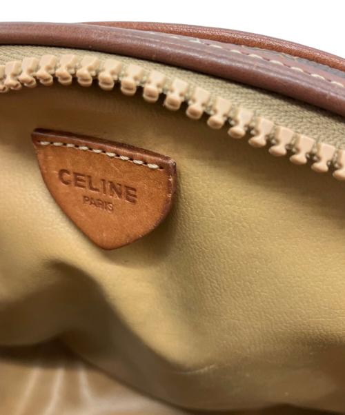 CELINE（セリーヌ）CELINE (セリーヌ) マカダム ブラゾン OLD ショルダーバッグ ブラウンの古着・服飾アイテム