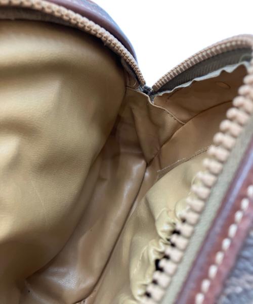 CELINE（セリーヌ）CELINE (セリーヌ) マカダム ブラゾン OLD ショルダーバッグ ブラウンの古着・服飾アイテム