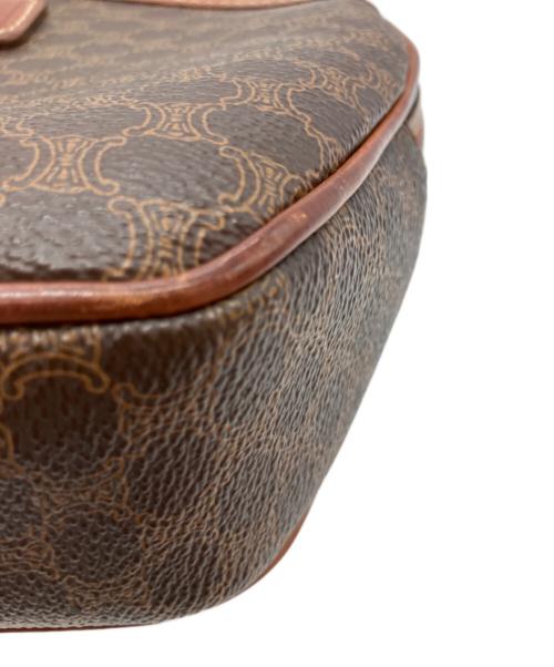 CELINE（セリーヌ）CELINE (セリーヌ) マカダム ブラゾン OLD ショルダーバッグ ブラウンの古着・服飾アイテム