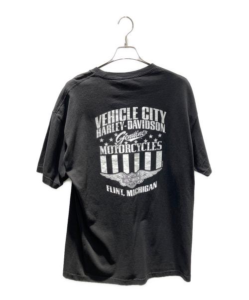 HARLEY-DAVIDSON（ハーレーダビッドソン）HARLEY-DAVIDSON (ハーレーダビッドソン) 半袖カットソー ブラック サイズ:XLの古着・服飾アイテム