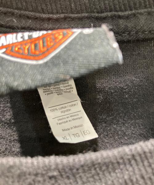 HARLEY-DAVIDSON（ハーレーダビッドソン）HARLEY-DAVIDSON (ハーレーダビッドソン) 半袖カットソー ブラック サイズ:XLの古着・服飾アイテム