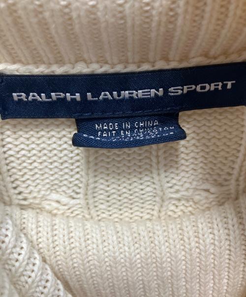 Ralph Lauren POLO SPORT（ラルフローレン ポロスポーツ）Ralph Lauren POLO SPORT (ラルフローレン ポロスポーツ) 厚手ニット ホワイト サイズ:Mの古着・服飾アイテム