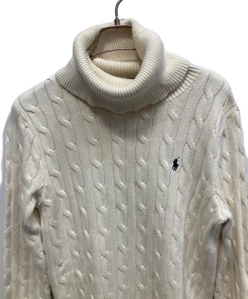 Ralph Lauren POLO SPORT（ラルフローレン ポロスポーツ）Ralph Lauren POLO SPORT (ラルフローレン ポロスポーツ) 厚手ニット ホワイト サイズ:Mの古着・服飾アイテム
