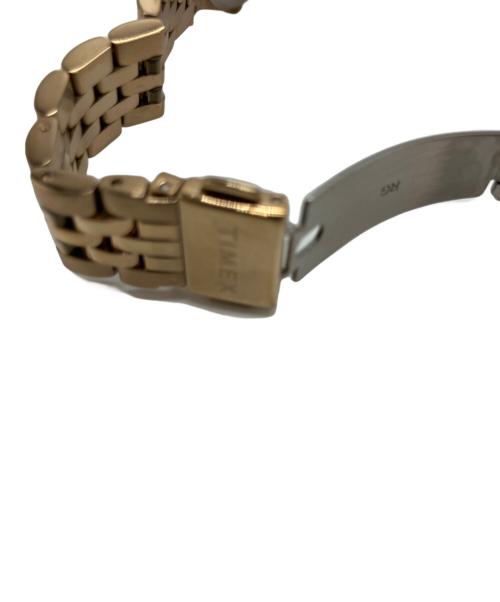 Q TIMEX MALIBU（キュー タイメックス マリブ）Q TIMEX MALIBU (キュー タイメックス マリブ) 腕時計 ブルー×ゴールドの古着・服飾アイテム