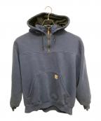 CarHarttカーハート）の古着「ハーフジップパーカー」｜ネイビー