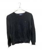 POLO RALPH LAURENポロ・ラルフローレン）の古着「90s 厚手ニット」｜ブラック