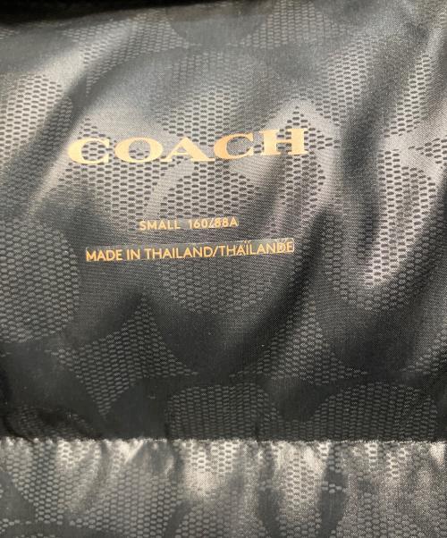 COACH（コーチ）COACH (コーチ) ダウンコート ブラック サイズ:Sの古着・服飾アイテム